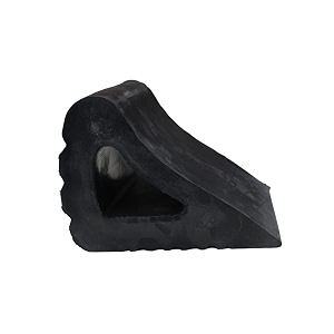 alp heavy duty wheel chock wheel stopper movable solid epdm rubber for prevents vehicles from rolling during maintenance or storage rubber wheel chock wheel chock small- 1