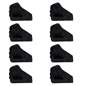 alp heavy duty wheel chock wheel stopper movable solid epdm rubber for prevents vehicles from rolling during maintenance or storage rubber wheel chock standard wheel chock- 8