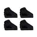 ALP Heavy Duty Wheel Chock Wheel Stopper Movable Solid EPDM Rubber for Prevents Vehicles from Rolling During Maintenance or Storage Rubber Wheel Chock (Standard Wheel Chock- 4)