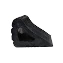 ALP Heavy Duty Wheel Chock Wheel Stopper Movable Solid EPDM Rubber for Prevents Vehicles from Rolling During Maintenance or Storage Rubber Wheel Chock (Wheel Chock Small- 1)