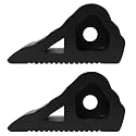 ALP Heavy-Duty Rubber Wheel Chock for Car, SUV & Small Trucks | Big-OZ-Auto Wheel Stopper for Parking, Service & Storage | Anti-Slip, Stable & Movable Rubber Chock (Pack of 2)