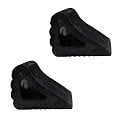 ALP Heavy Duty Wheel Chock Wheel Stopper Movable Solid EPDM Rubber for Prevents Vehicles from Rolling During Maintenance or Storage Rubber Wheel Chock (Standard Wheel Chock- 2)