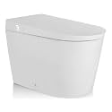 ALPHA BIDET UXT Pearl Bidet Toilet Combination | 1.28GPF Smart Toilet w/Next Gen Bidet | ADA Chair Height | Automatic Lid and Seat | Automatic Flushing | Endless Warm Water | 3 Year Warranty