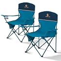 ALPHA CAMP Folding Camping Chair for Adults Lawn Chair for Camping Outdoor