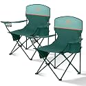 ALPHA CAMP Folding Camping Chair for Adults Lawn Chair for Camping Outdoor