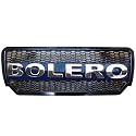 CAR SAAZ Alpha Style Front Grill Compatible with Bolero Type 3(2011-2019) Silver