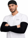 ALPHA STYLIST Helmet Skull Cap & Arm Sleeves Combo – Sweat-Wicking & UV Protection Gear