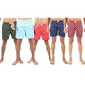 ALPHABETS Men's Cotton Boxer Briefs