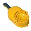 2 in 1 Dumpling Maker Ghughra Momos Maker Machine, Skin Press Mould for Gujiya Ghughra Mould Machine, Kitchen Dumpling Making Tool with Dumpling Puri Maker (Pack of 1 Multicolor)