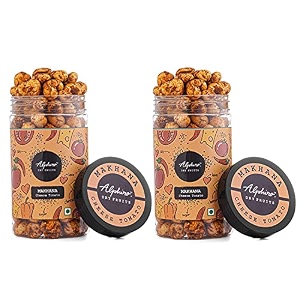 alphiro roasted makhana amp foxnuts cheese tomato x 2 2 x 75 gram  gluten free  msg free  antioxidant  rich calcium  low cholesterol  high protein immunity booster