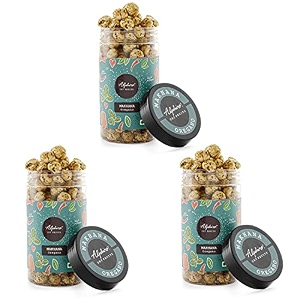 alphiro roasted makhana amp foxnuts oregano x 3 3 x 75 gram  gluten free  msg free  antioxidant  rich calcium  low cholesterol  vegan  high protein immunity booster