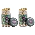 Alphiro Roasted Makhana &amp; Foxnuts: Pudina x 2 (2 X 75 Gram) | Gluten Free | MSG Free | Antioxidant | Rich Calcium | Low Cholesterol | Vegan | High Protein| Immunity Booster