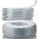 Alpine Corporation 100 Ft. PVC Tubing with 1/2" Inside Diameter for Ponds and Fountains, Clear