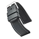 ALPINE Sporty Premium Soft Silicone Adjustable Watch Band - Replacement Rubber Watch Bands for Women &amp; Men - Waterproof Quick Release Watch Straps - Compatible with Regular &amp; Smart Watch Bands