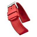 ALPINE Sporty Premium Soft Silicone Adjustable Watch Band - Replacement Rubber Watch Bands for Women &amp; Men - Waterproof Quick Release Watch Straps - Compatible with Regular &amp; Smart Watch Bands