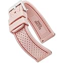ALPINE Sporty Premium Soft Silicone Adjustable Watch Band - Replacement Rubber Watch Bands for Women &amp; Men - Waterproof Quick Release Watch Straps - Compatible with Regular &amp; Smart Watch Bands