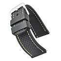 ALPINE Sporty Premium Soft Silicone Adjustable Watch Band - Replacement Rubber Watch Bands for Women &amp; Men - Waterproof Quick Release Watch Straps - Compatible with Regular &amp; Smart Watch Bands