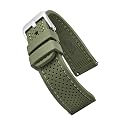 ALPINE Sporty Premium Soft Silicone Adjustable Watch Band - Replacement Rubber Watch Bands for Women &amp; Men - Waterproof Quick Release Watch Straps - Compatible with Regular &amp; Smart Watch Bands