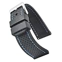 ALPINE Sporty Premium Soft Silicone Adjustable Watch Band - Replacement Rubber Watch Bands for Women &amp; Men - Waterproof Quick Release Watch Straps - Compatible with Regular &amp; Smart Watch Bands