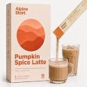 Alpine Start Instant Pumpkin Spice Latte, Hot & Creamy, Vegan, 4 Sticks