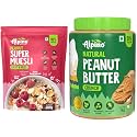Alpino Super Muesli Fruit & Nut 400 G and Natural Peanut Butter Crunch 1 KG