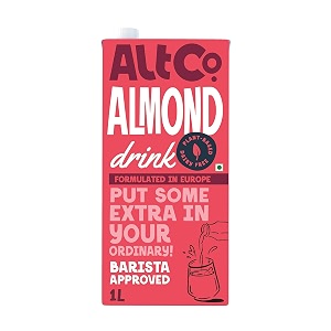 alt co almond beverage 1 litre  lactose free non-dairy  plant based