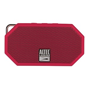 altec lansing imw257-dr mini h2o wireless bluetooth outdoor speaker red