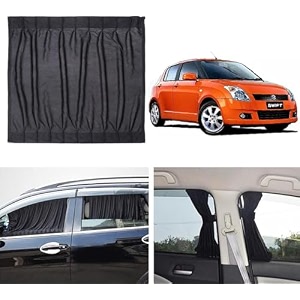 fabric side window sunshades car curtains maruti suzuki maruti suzuki- swift 2008 to 2012