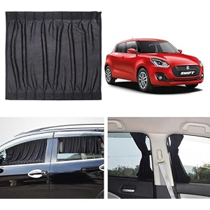 fabric side window sunshades car curtains maruti suzuki maruti suzuki- swift 2018 new