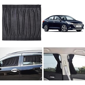 fabric side window sunshades car curtains hyunddai hyunddai- verna 2021
