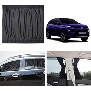 fabric side window sunshades car curtains tata tata- nexon