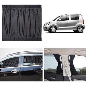 fabric side window sunshades car curtains maruti suzuki maruti suzuki- wagon r 2006 to 2012