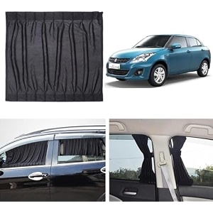fabric side window sunshades car curtains maruti suzuki maruti suzuki- dzire 2012 to 2016