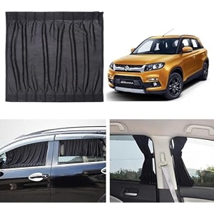 fabric side window sunshades car curtains maruti suzuki maruti suzuki- brezza 2016