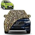 Alto 800 100% Waterproof Car Cover | Dustproof Sun Protection Cover | Soft Cotton Lining | Triple Stitched | Mirror Pocket | Antenna Pocket | All Weather Body Cover (Army)