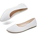 ALTOCIS Womens Knit Ballet Flats Ladies Comfortable Pointed-Toe Dressy Shoes Casual Soft Flat Shoes Ballerina Walking Flats Shoes
