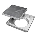 ALTON ALD1011, SS-304 Grade, 5x5 INCH, Tile Insert Bathroom Grating Square Floor Drain Jali, Matte