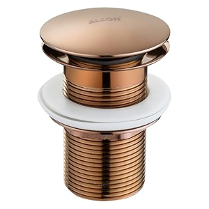 alton ald115 brass 3-inch pop-up type waste coupling for wash basin black
