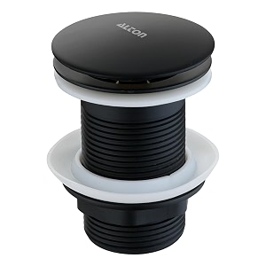 alton ald115 brass 3-inch pop-up type waste coupling for wash basin black