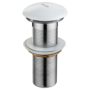 alton ald115 brass 5-inch pop-up type waste coupling for wash basin white