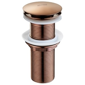alton ald115 brass 5-inch pop-up type waste coupling rose gold