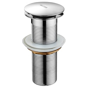 alton ald115 brass 5-inch pop-up type waste coupling for silver