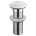ALTON ALD115 Brass 5-INCH Pop-Up Type Waste Coupling For Wash Basin (White)
