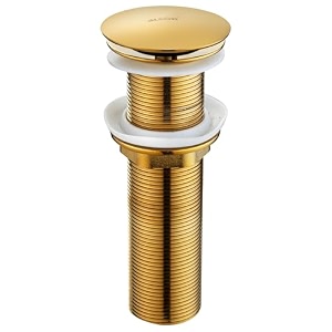 alton ald115 brass 7-inch pop-up type waste coupling for wash basin black
