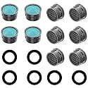 ALTON ALD345, 10-Piece Replacement Water Aerator Tap and Faucet Foam, Blue
