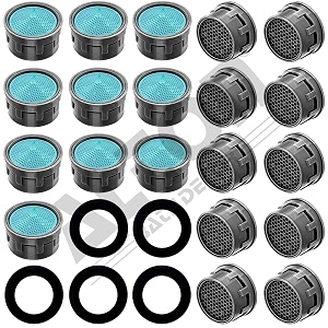 alton ald345 20-piece replacement water aerator tap and faucet foam blue