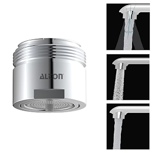 alton ald355 reversiflow faucet aerator - innovative solution silver