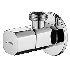 alton ald562 brass angle valve with wall flange chrome 1-piece set