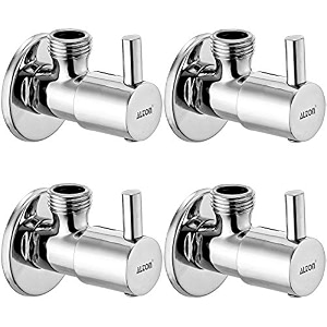 alton alt2025 brass angle valve with wall flange chrome 4-piece set