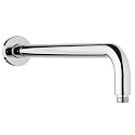 ALTON Shower Arm Round with Wall Flange, Chrome Finish (15-INCH)
